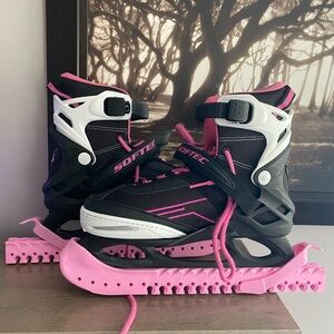 Softec Black and Pink Ice Skates